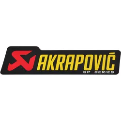Aufkleber Akrapovic hitzefest 150mm
