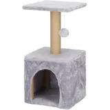 SPRINGOS Katzenkratzbaum 62 cm grau