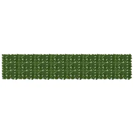 vidaXL Balkonverkleidung 400 x 75 cm Grün Polyethylen