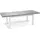 WFL GROUP Esstisch Hellgrau, Rechteckig,Rechteckig, 80x78x140 cm Esszimmer, Tische, Esstische