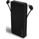 ZAGG Powerstation Plus Powerbank - 10000 mAh (10000 mAh, 30 W), Powerbank, Schwarz