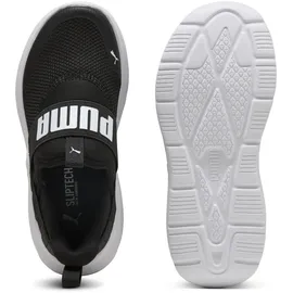 Puma Soft Wired 2 SLIPTECH Kinder Schwarz/Weiß 35