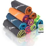 NirvanaShape Mikrofaser Handtuch - Reisehandtuch, Badetuch für Urlauber - kompakte, schnelltrocknende Microfaser Handtücher als Strandtuch, Sporthandtuch - für Reisen, Camping, Sport - 50 x 30 cm