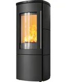 Kaminofen Hark 105 GT ECOplus RUA 6 kW - Ofenkacheln: opak-schwarz - Korpus: graphit
