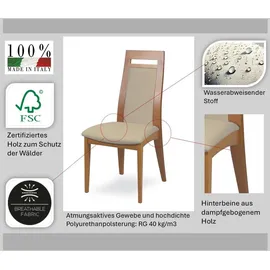 Home Affaire Esszimmerstuhl CLIO Stoff beige