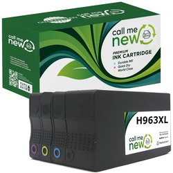 4x callmenew TINTE PATRONE für HP 963XL OfficeJet Pro 9010 9012 9014 9020 9023