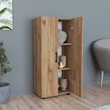 [en.casa] Beistellschrank Åsnes 108 x 49 x 32 cm Beige
