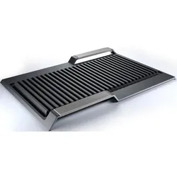 HZ390522 Grillplatte 37 x 25 cm induktionsgeeignet Antihaftbeschichtung