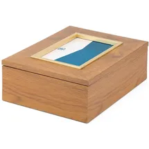 Zilverstad Aufbewahrungsbox Marseille 15 x 10 cm 1-tlg. Braun/Gold