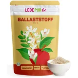 Lebepur BIO Ballaststoff Mix 500g - mit Apfelfasern, Akazienfasern, Flohsamenschalen und Milchsäurekulturen - ballaststoffreiche Pflanzenpulvermischung - Rohkostqualität, ohne Zusatzstoffe