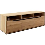 MCA living TV-Board MCA LIVING "Araya Lowboard", braun (holzfarben), B:152,5cm H:51cm T:45,5cm, Holzwerkstoff, Massivholz, Sideboards, TV-Board, Schubkasten gedämpft