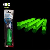 KNIXS - 10x Power-Knicklicht, seit 15 Jahren in Profiqualität, Glowsticks einzeln verpackt - 150 x 15 mm - Leuchtstab - Premium Grün Leuchtend - für Party, Festival, Hochzeit, Outdoor oder Notlicht