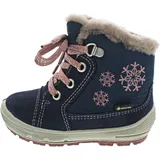 superfit Groovy med lammeskindforing varm foret Schneestiefel, Blau Rosa 8000, 23 EU