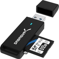 Sabrent CR-T2MS Kartenleser USB Schwarz