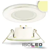 ISOLED LED Downlight 8W Glas, seitlich abstrahlend, warmweiß