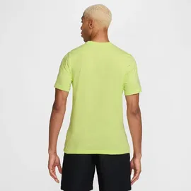 Nike Sportswear Freizeit T-Shirt Herren 736 - lt lemon twist/black 3XL