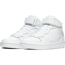 Nike Court Borough Mid 2 Gs White / White / White 36