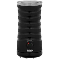 Fakir Milky Art - Automatischer Milchaufschäumer für Zuhause I Elektrischer Milchaufschäumer für das Büro I Heiße & kalte Milch erhitzen & schäumen I Mit Antihaftbeschichtung I Schwarz I 400 Watt