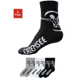 Chiemsee Freizeitsocken 6er Pack Schwarz/Weiß 39-42