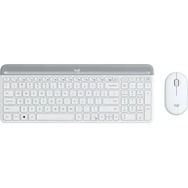 Logitech Mk470 Kabellose Tastatur Und Maus - White