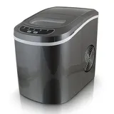 mspoint Eiswürfelmaschine Eiswürfelbereiter Eiswürfel Ice Maker Eis Maschine Icemaker Dunkelgrau