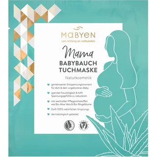Mabyen Mama Babybauch Tuchmaske 1 St Maske