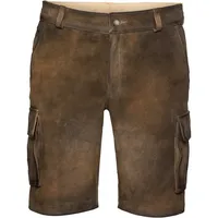 Reitmayer Trachtenhose Kurze Cargo-Lederhose braun 52