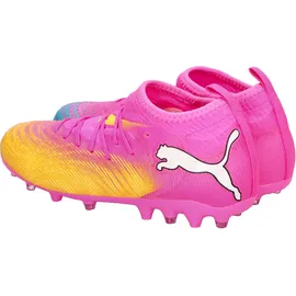 Puma Future 9 Match MG Kinder Poison Pink/Sun Stream/Bright Aqua 38