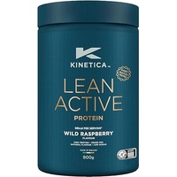 Kinetica Lean Active Protein Pulver Himbeere 900g, Whey Protein, 15,8 g Protein und nur 98 kcal pro Portion, 36 Portionen, Molke aus EU Weidehaltung, Super Löslichkeit u. Geschmack