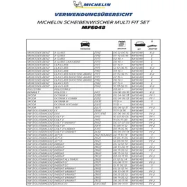 Michelin Multi Fit Set MF6048 | 600 mm / 475 mm
