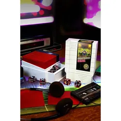 1UP Old School Deckboxen - White - Plains