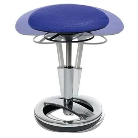 TOPSTAR Sitness Bob Stoff 38,5 x 57 x 38,5 cm blau/alu poliert
