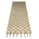THEKO Wollteppich MARMOUCHA 05 rechteckig Höhe 24 mm reine Wolle Rauten Design mit Fransen auch als Läufer braun 70 cm x 240 cm x 24 mm