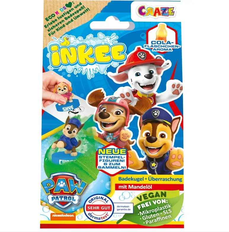 INKEE Surprise Bath Bomb Paw Patrol 1 St