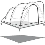 Outwell Sky 4 Zeltunterlage 375 x 240 cm Schwarz/Grau