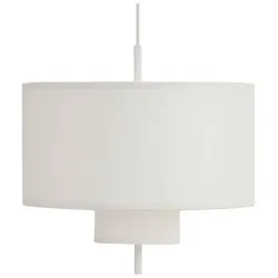 New Works - Margin Pendelleuchte Ø50 White Canvas