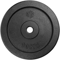 Sporttrend 24® Hantelscheibe 10KG Gusseisen 30/31mm, Gewichtsscheibe Gewicht