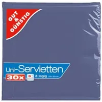 Gut & günstig Servietten 3-lagig 33cm x 33cm 30ST