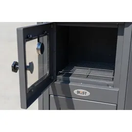 Blist Kaminofen mit Backfach Rot 12,1 kW