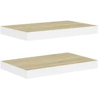 vidaXL Wandregal 40 x 23 x 3,8 cm Weiß