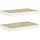 vidaXL Wandregal 40 x 23 x 3,8 cm Weiß