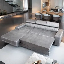 masseno Eckcouch Polyester 3-Sitzer Grün