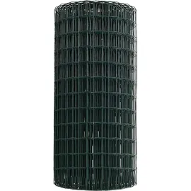 vidaXL Eurozaun Grün 0,4 x 10 m PVC-beschichtetes Eisen - Grün