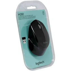 Logitech M280 - Maus - Für Rechtshänder - optisch - 3 Tasten - kabellos