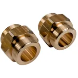 WOLF-Garten Wolf Doppelnippel G 1 1/4'' - G 1 1/4'' Satz a 2 Stück