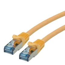 Roline Patchkabel Cat.6A S/FTP (PiMF), Component Level, LSOH, gelb, 0,3 m