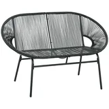 Outsunny Rattansessel 72 x 83 x 132 cm schwarz