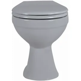 Sanicomfort manhattan Stand-WC mit WC-Sitz Grau