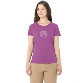 Vaude Cyclist V Damen Bikeshirt-Lila-36