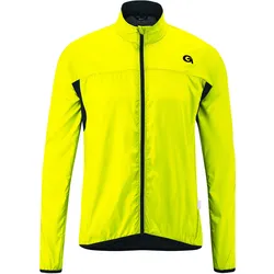 Fahrradjacke GONSO "Serru", Herren, Gr. XL, gelb (neongelb), 100% Polyester, Jacken, leichte Herren Windjacke, lockerer Windbreaker, Radjacke